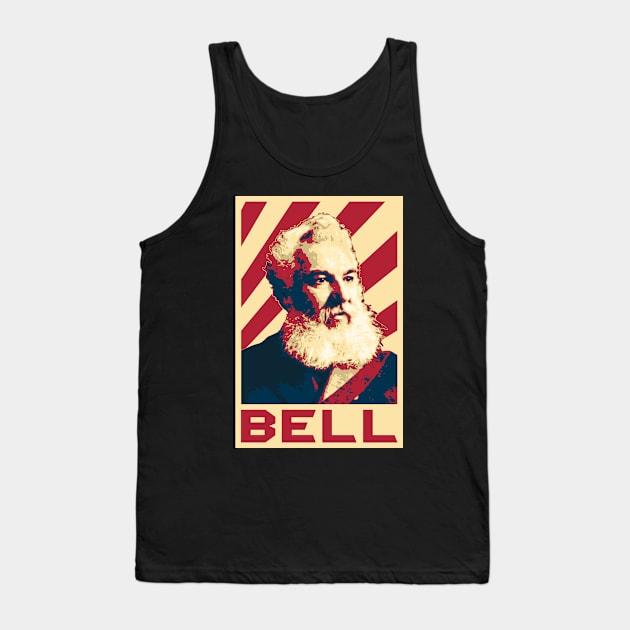 Alexander Graham Bell Retro Tank Top by Nerd_art